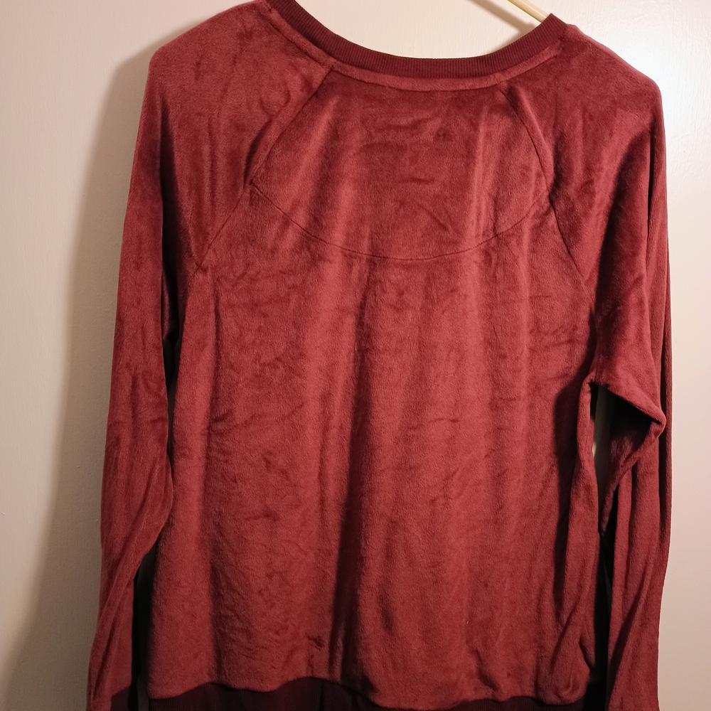 Secret Treasures Maroon Long Sleeve Sweatshirt - Picture 4 of 4